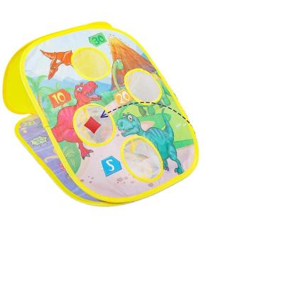 China Hot Selling Fashion Water Gun Children's Game For Dinosaur Sea Pattern Folding Sandbag Board Throwing Board for sale