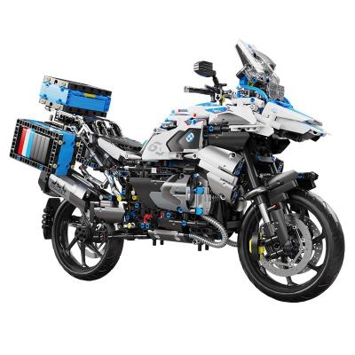 China MotorbikeToys DIY 2369PCS DIY Motorcycle Model Building Blocks Moc Traffic Vehicle Assembly Brick Technics For Boys Birthday Gift for sale