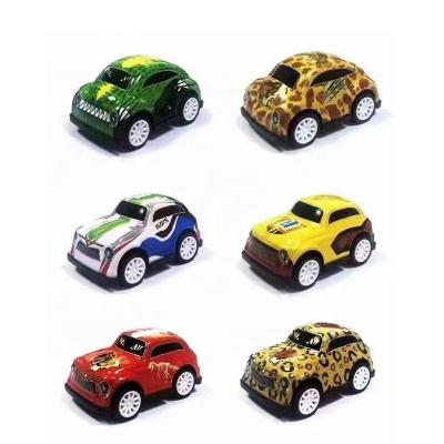 China Alloy Metal 24 Pcs/Set Hot Sales GRAFFITI Educational Children Toy 1/64 Pull Back Slide Metal Model Alloy Diecast Cars Toy For Boy Gifts for sale