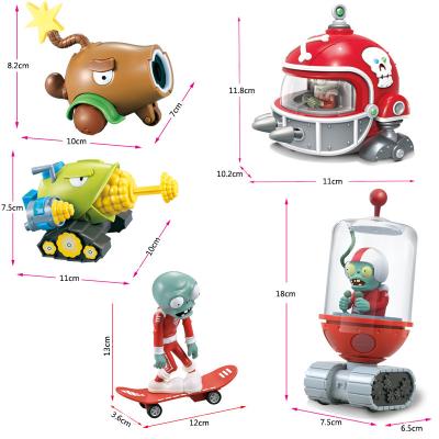 China Cartoon Toy Plants Pea Shooting Zombie Toys Full Set Gift For Boys Ejection Anime Children'S Dolls Action Number Model Toy No Box for sale