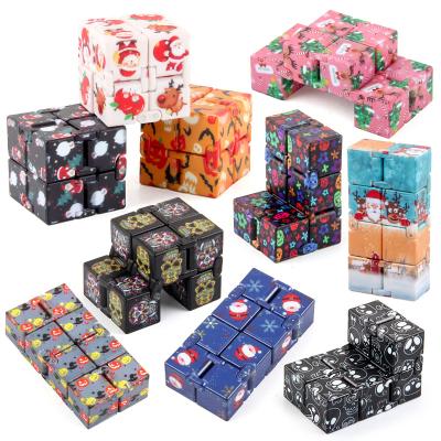 China Halloween styles Christmas magic FN1128 cube ABS to stir adult children instructed infinity cube toys cube decompression Halloween for sale