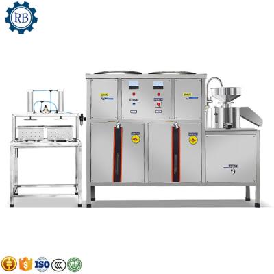 China Supermarket Fast Speed ​​Tofu Maker Machine Soybean Milk Making Machine Bean Curd Grinding Machine for sale