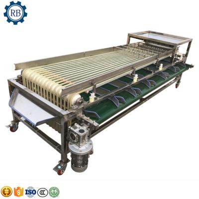 China High Efficiency Hot Selling Olive Size Grading Machine / Fruit Process Machinery Oval Fruit Grader for sale