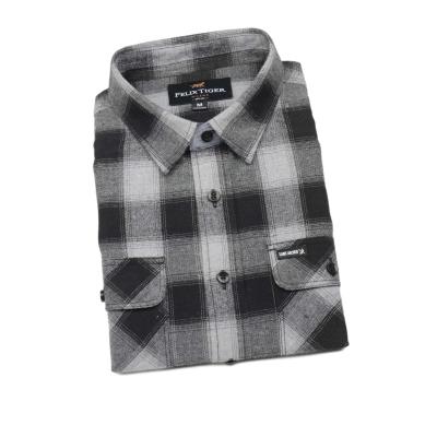 China Wholesale Custom Made Men's Casual Plaid Cotton Shirt Autumn Check Men's Anti-pilling 100% Long Sleeve Shirt for sale