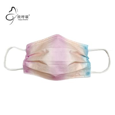 China Newly designed and creative comfortable fitting spunlace wholesale nonwoven fabrics individually packaged disposable face mask for sale