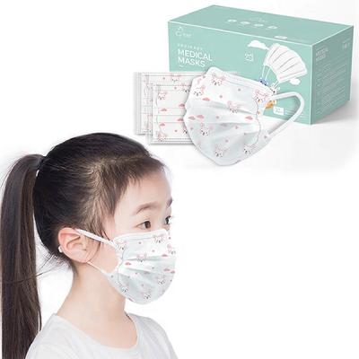 China Hot Selling Cute Comfortable Fit Kids Face Mask Breathable Child Hypoallergenic Super Soft Face Mask Disposable for sale