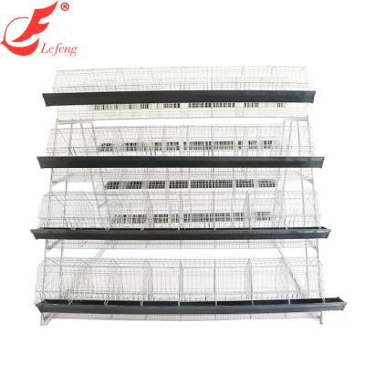 China Farms Mother Rabbit For Fatten Cages A Type 64birds Rabbit Cages for sale