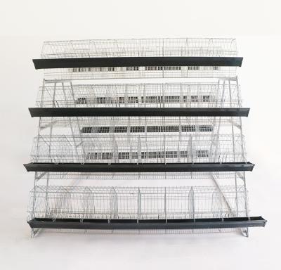 China Commercial Farms Feeder Rabbit Cage Four Layer 64 Bit for sale