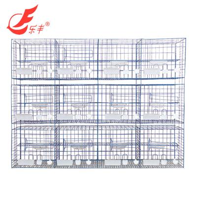 China Farms Customizable Commercial Pigeon Cage Rustproof H Type Hot Dip Galvanized Metal for sale