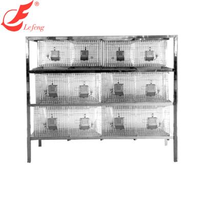 China Farms Lab Stainless Steel Washing Rack For Rabbit Cage Experiment Cage Feeding Cage for sale