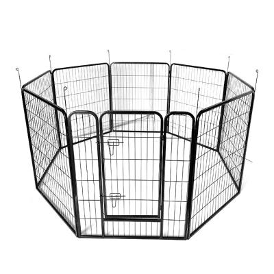 China Breathable Metal Rabbit Collapsible Fence Outdoor Dog Fence Barrier for sale