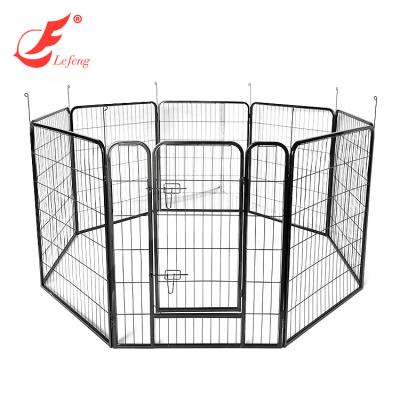 China Breathable Metal Rabbit Collapsible Fence Outdoor Dog Fence Barrier for sale