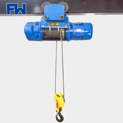 China Factory Wire Rope Pulling Electric Cd MD Portable Lifting Wire Rope Crane for sale