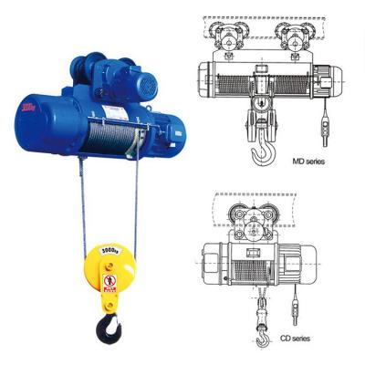 China Construction worksÂ   Factory direct sale electric wire rope hoist machine low headroom 1000 kg wire rope hoist for sale