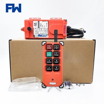 China Industrial Wireless Transmitter And Hoist 6 Button Remote Controls And Receiver Chain Hoist Crane Remote Controls for sale