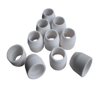 China P80 Torch Plasma Cutter Spares White Color P80 Shield Beak Ceramic Cups For P80 Cutting Torch for sale