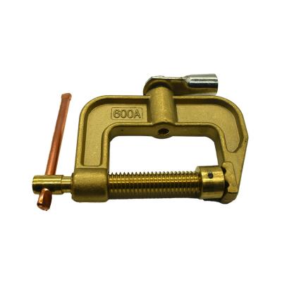 China The copper body is the U-shaped ground wire clamp electric welding machine accessories large and durable factory price fittings for sale