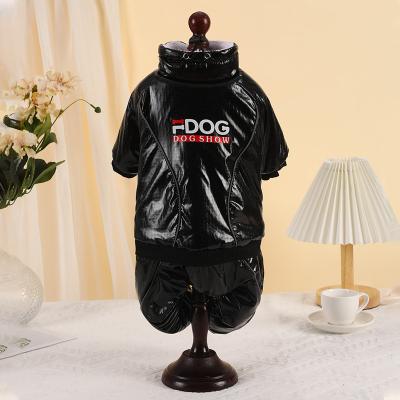 China Custom Wholesale Luxury Winter Windproof Dog Clothes Durable Pet Jacket Small And Large Dog Coat Waterproof Apparel Designer Dog Clothing for sale