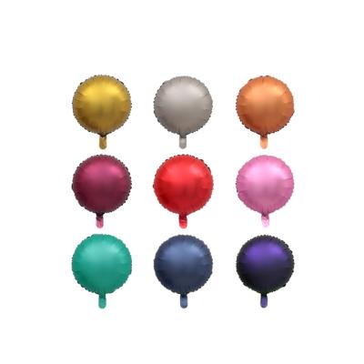 China Hot selling Brithday /WeddingParty decor/gifts globos metalicos support custom logo wholesale professional chinese supplier 18inch round shape metallic balloons for sale