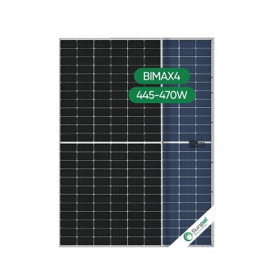 China Commercia Sunpal Double Glass Solar Panel 445Watt 450Watt 455Watt 460Watt Roof Solar System Home for sale