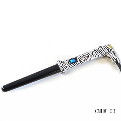 China Zebra Print Hair Curling Wand-Hair Curler for sale