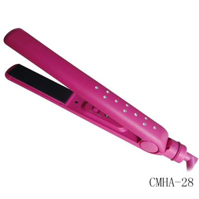 China Hot Pink Diamond Hair Flat Iron -Hair Beauty for sale