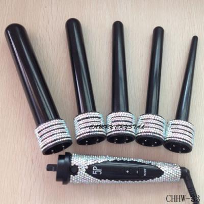 China 5 in 1 Crystal Hair Curling wand Barrel-Hair Styling Tools for sale