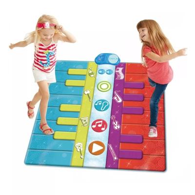 China Electronic Toy Toys Amazon Hot Sale Piano Playmat Kids Dance Mat Dancing Battle Keyboard Playmat for sale