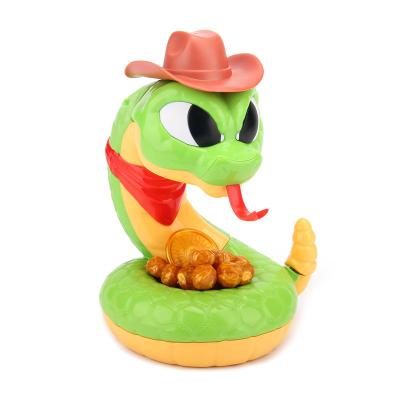 China Children (over 4 years old) baby toy rattlesnake silent version of cartoon electric snake simulation for sale