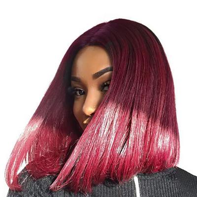 China Wholesale Price 5x5 HD Full Lace Human Hair Wig Lace Up Brazilian 100% Virgin Human Hair Bone Straight Pixie Short Hair Red Hair For Women for sale