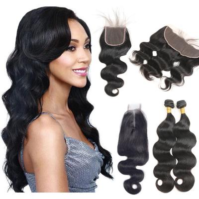 China Body Wave Remy Human Hair 13X4 Lace Frontal Straight Hair Body Wave Hair Closure 4x4 Lace Frontal Headband for sale