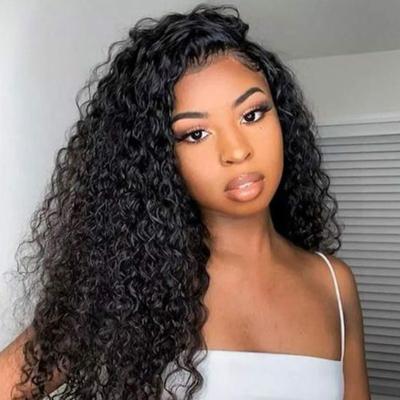 China Xianniao 13X4 Curly HD Human Hair Brazilian Lace Front Wigs With Baby Hair Long Virgin Kinky Curly Wig High Quality Transparent Curly Hair for sale