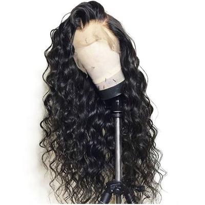 China 100% Virgin Hair Wig Cheap Transparent Swiss Cuticle Aligned Human Hair Wigs 13x4 13x6 HD Lace Front Water Wave Wig for sale