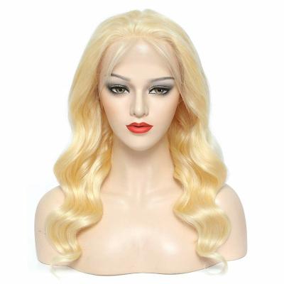 China Body Wave 613 Blonde HD Full Lace Wigs Virgin Human Hair Raw Lace Front Wig For Black Women Peruvian 360 Lace Frontal Closure Wig for sale