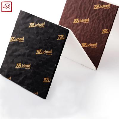 China Free Sample Food Grade Biodegradable 3 Layer Kraft Paper Chocolate Candy Paper Cushion Pad for sale