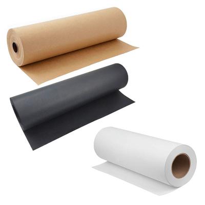 China China Suppliers Blank Moisture Proof Kraft Paper Making Price Per Ton Pe Vellum Offset Coated Brown Kraft Paper Roll Rolling Paper for sale