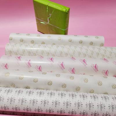 China Moisture Proof Waterproof Wrapping Paper For Flower Wrapping Custom Printed Logo Gift Cotton Wrapping Paper for sale