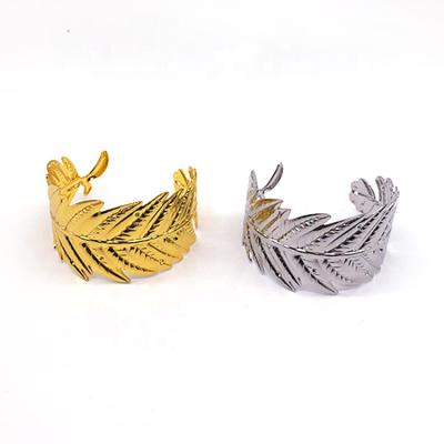 China New Viable Amazon Style Metal Servilletero Herb Napkin Rings For Table Decoration for sale