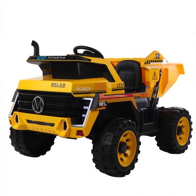 China Ride On Electric Powered Toy 2021 Kids Truck With Electric Dumper Battery Operated 4 Auto for sale