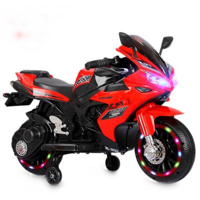 China Ride on Toy Wholesale Rechargeable Battery Children's Electric Motorcycle Car with Cool Light for sale