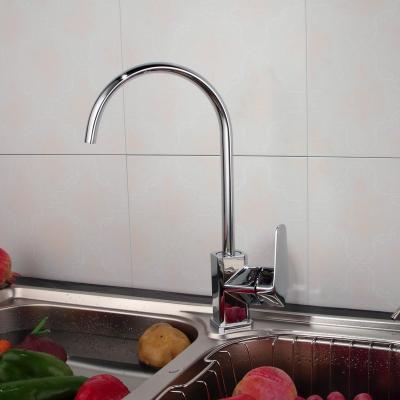 China Metered SUS304 Stainless Steel Lavatory Faucet Universal Rotary Pull Cold And Hot Water Sink Kitchen Faucet for sale