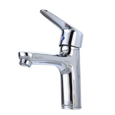 China Brass Metered Faucets Chrome Bathroom Basin Mixer Taps for sale