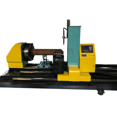 China Building material shops hot sale cnc plasma tube cutting machine for steel pipe cutting with competitive price for sale