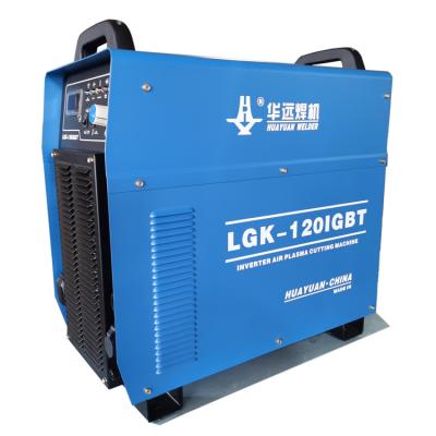 China Industrial metal cutting HUAYUAN LGK-120IGBT CNC plasma cutter plasma cutting machine source power for sale