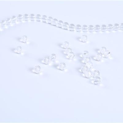 China Service factory direct sales transparent around the glass beads children's bracelet necklace beads jewelry for sale