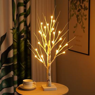 China PVC+Copper wire+LED KD 60cm Table Top Bonsai Tree Light with 36 LED Beads, DIY Artificial Tree Lamp Light Decoration for Gift Festival Holiday for sale