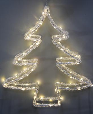 China New Design 3D Small Led Christmas Tree Light Hand Made Acrylic Light 3D for Christmas Decorations Gifts for sale