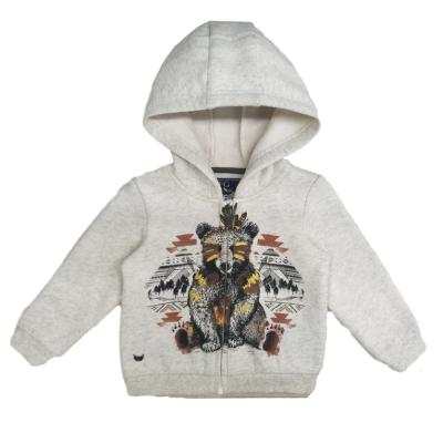 China Anti-pilling Customized Kids Animal Fashion Style Cotton Fleece Cartoon Printing Hooded Sweatshirt for sale