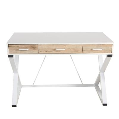 China Convertible Computer Desk Metal Leg With Wooden/MDF Top Office Home Living Room Desk / Table for sale