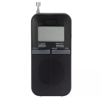 China PORTABLE Hot Sell Multi-functions Good Quality Portable AM ​​Fm Radio With Clock Preset Stations Digital Personal Radio for sale